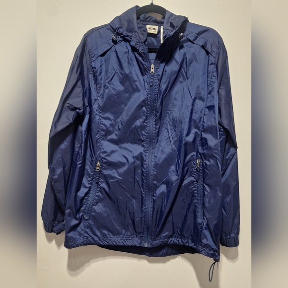 XL Blue Windbreaker Jacket - Picture 1 of 4